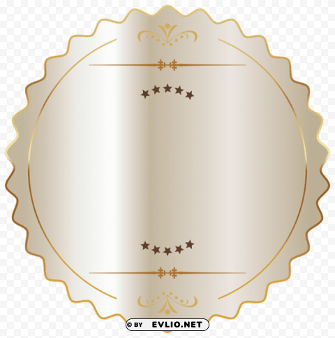 white seal badgepicture HighQuality Transparent PNG Isolated Artwork