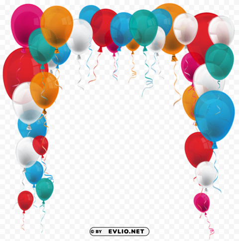 balloon arch PNG Isolated Subject on Transparent Background