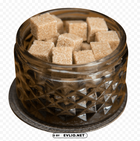 brown cane sugar cubes PNG images without subscription