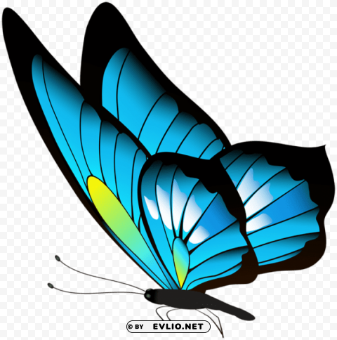 Butterfly Isolated Design Element In Clear Transparent PNG