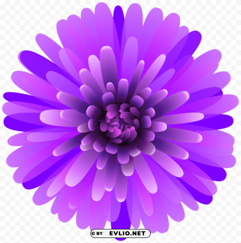 PNG image of flower purple PNG images with alpha transparency bulk with a clear background - Image ID be006fa9