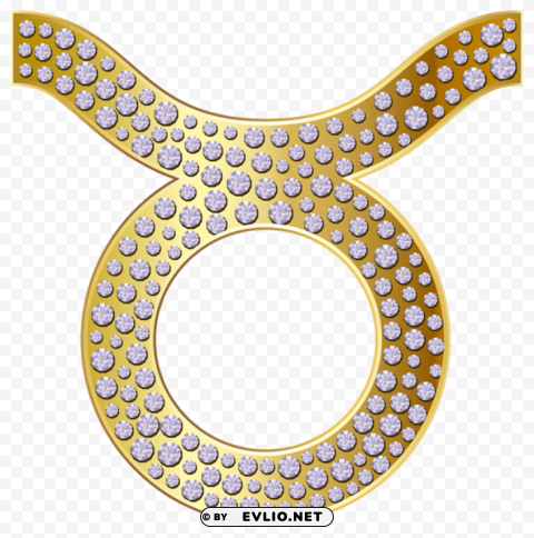 taurus zodiac sign gold Transparent PNG images complete package