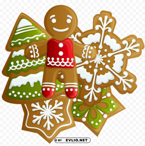  christmas gingerbread and cookies PNG transparent photos massive collection