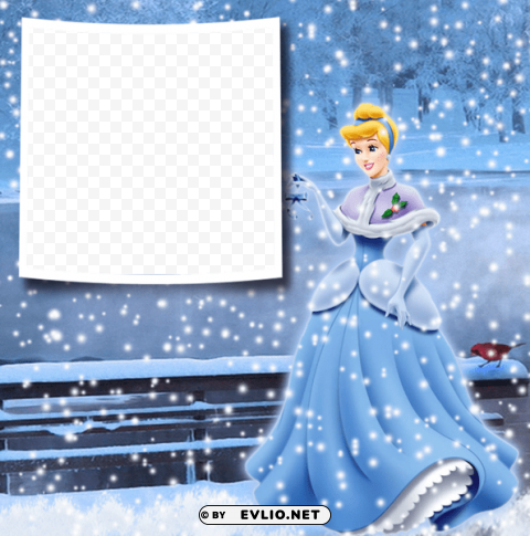  christmas winter princess cinderellaframe PNG with transparent overlay background best stock photos - Image ID aac5087f