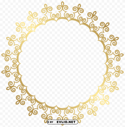 Gold Border Frame PNG Graphics For Free