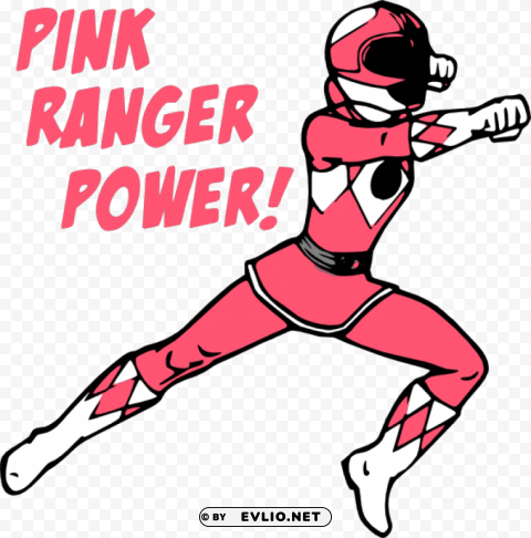 Pink Power Ranger Magnet Isolated Icon With Clear Background PNG