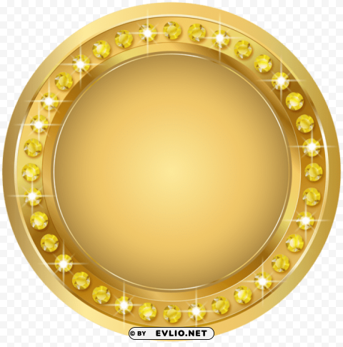 seal gold PNG images with high-quality resolution