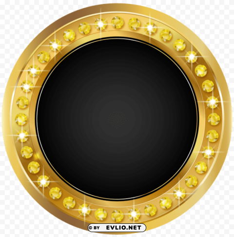 seal gold black PNG images with alpha channel selection