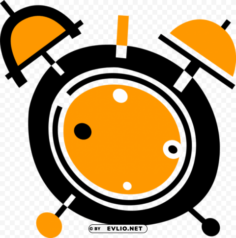 vector illustration of alarm clock ringing its morning PNG files with alpha channel assortment