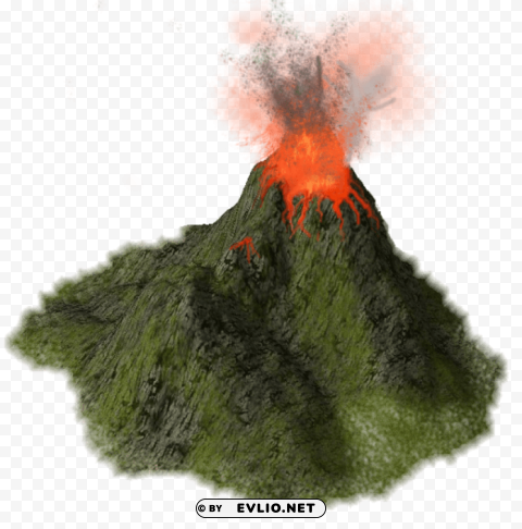 PNG image of volcano high quality Clear PNG images free download with a clear background - Image ID 69b979b7