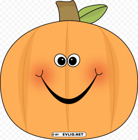 Cute Pumpkin Isolated Design Element On Transparent PNG