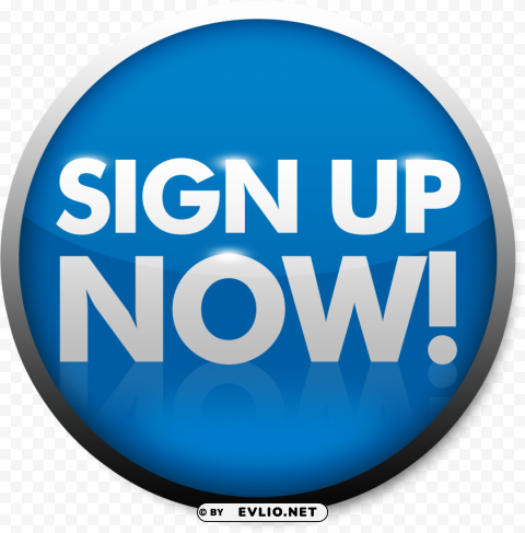 sign up now button PNG Graphic Isolated with Clear Background