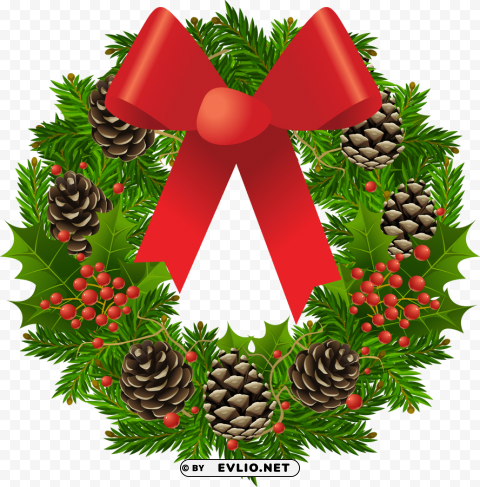  christmas wreath clipart picture - christmas wreath clipart Transparent PNG graphics bulk assortment