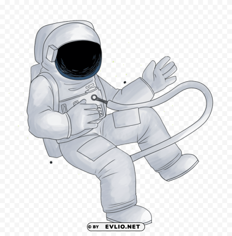 astronaut Isolated Element on HighQuality PNG