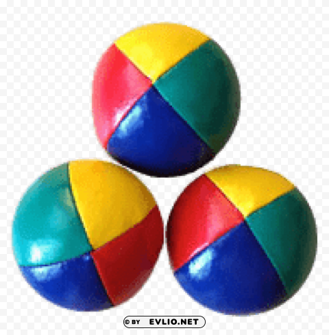 PNG image of juggling balls PNG files with clear backdrop assortment with a clear background - Image ID 04de58d5