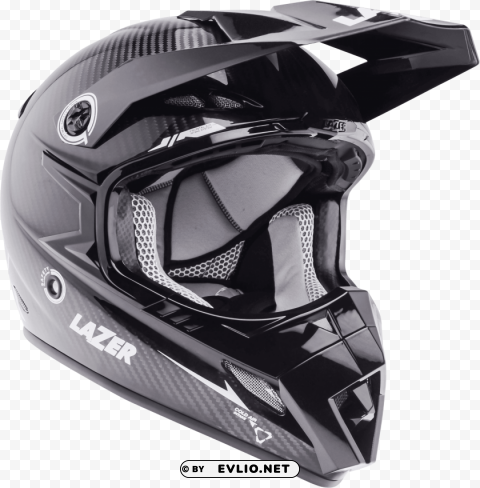 Transparent PNG image Of motorcycle helmet lazermx8 pure carbon black carbon white PNG design elements - Image ID 10a1c137