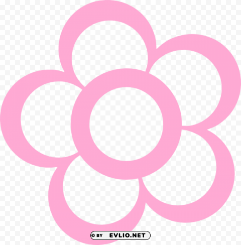 pink flower outline High-definition transparent PNG PNG transparent with Clear Background ID 822b1a71