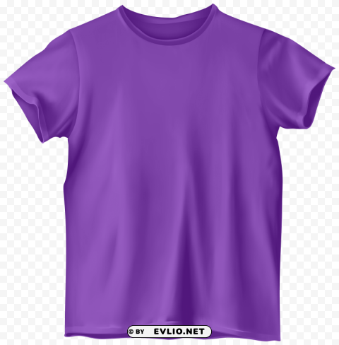 Purple T Shirt PNG Image Isolated With High Clarity