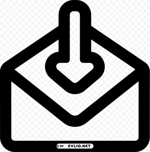 receive email icon Background-less PNGs
