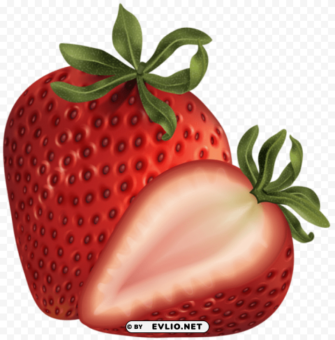 strawberry Isolated Graphic on Clear Background PNG