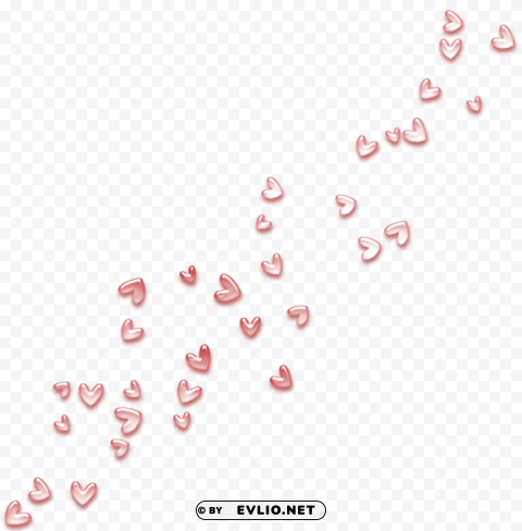 valentine hearts decor Free PNG transparent images