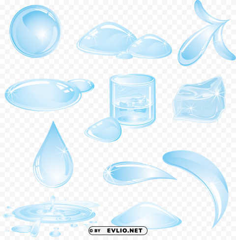 water Transparent PNG Isolated Graphic Detail