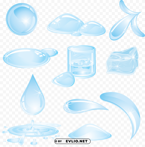 water PNG images with alpha transparency wide collection