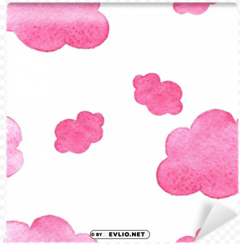 watercolor cloud pink Transparent PNG stock photos