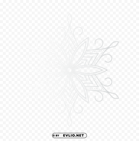 white snowflake clip-art PNG with no background diverse variety