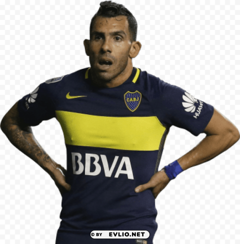 carlos tevez PNG with no cost