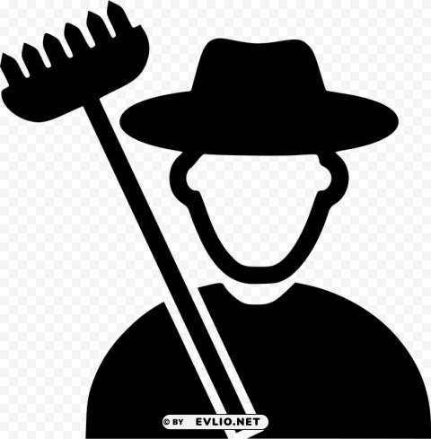 farmer Transparent PNG Artwork with Isolated Subject