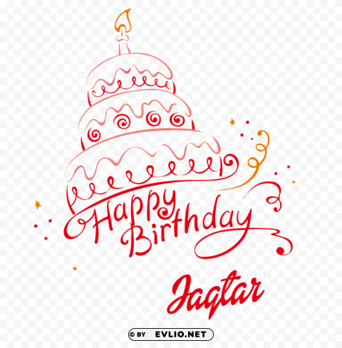 Jagtar Happy Birthday Name Transparent PNG Isolated Graphic Element