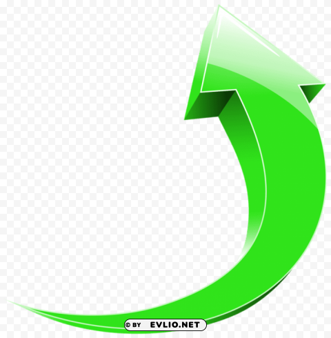 Arrow Up Green Isolated Item In HighQuality Transparent PNG