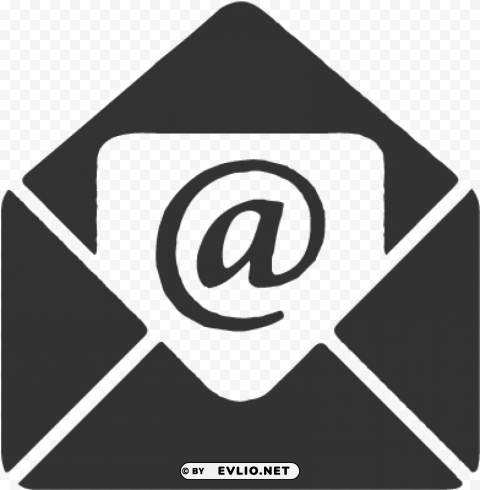 email icon Isolated Artwork on HighQuality Transparent PNG