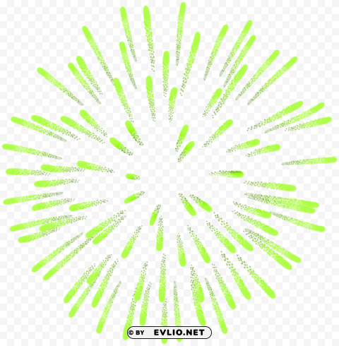 firework green Isolated Design Element in Transparent PNG