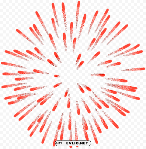 firework red Isolated Character on Transparent PNG