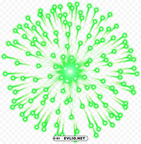 green fireworks Free PNG file