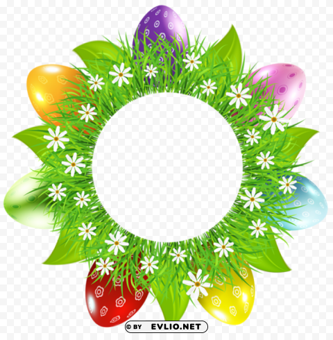 happy easter decoration PNG photo without watermark
