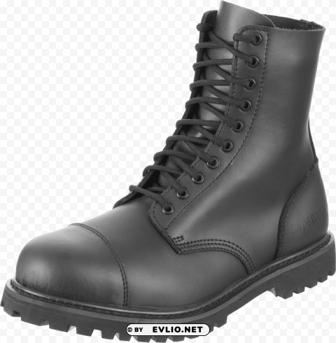 lady black combat boots Transparent PNG Isolated Graphic Element png - Free PNG Images ID 835d4705