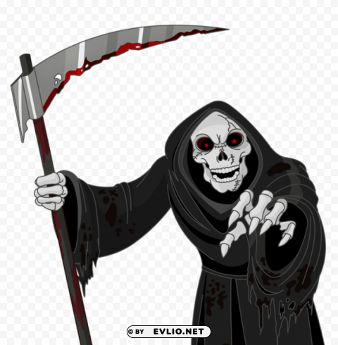scary grim reaper vector Transparent PNG pictures archive
