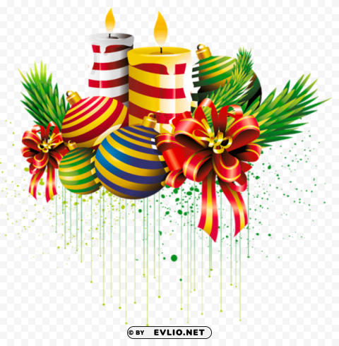  christmas ball and candlespicture PNG transparent photos extensive collection