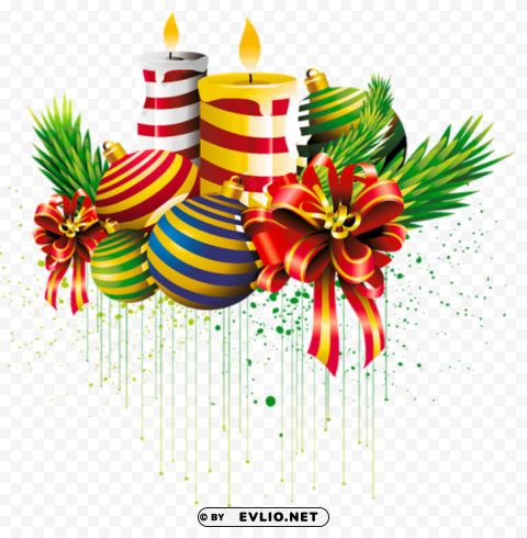  christmas ball and candlespicture PNG transparent photos extensive collection PNG Images a96df1e5