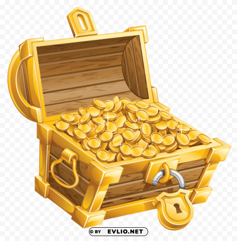 treasure chestpicture ClearCut PNG Isolated Graphic