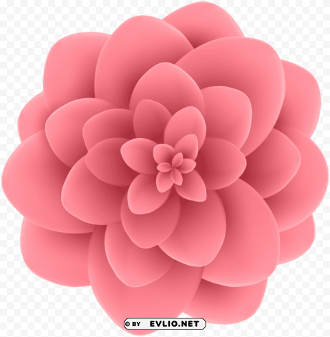 deco flower transparent PNG with Isolated Object