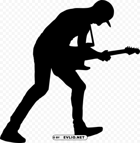 Electric Guitar Player PNG images with clear backgrounds
