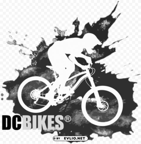 mountain bike silhouette High-quality PNG images with transparency