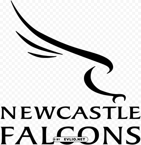 newcastle falcons rugby logo Isolated Character in Clear Transparent PNG
