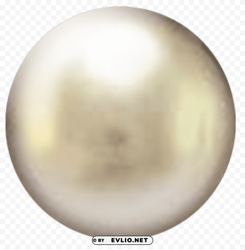 pearl flat Isolated Element with Clear PNG Background