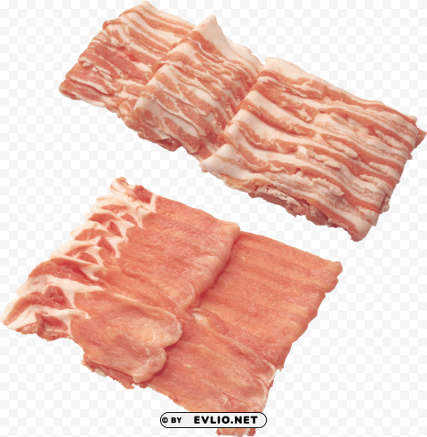bacon PNG transparent designs