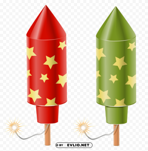 christmas fireworks Transparent PNG Isolated Graphic Design